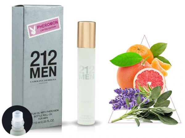 Perfume with pheromones (oil) Carolina Herrera 212 Men, 10 ml
